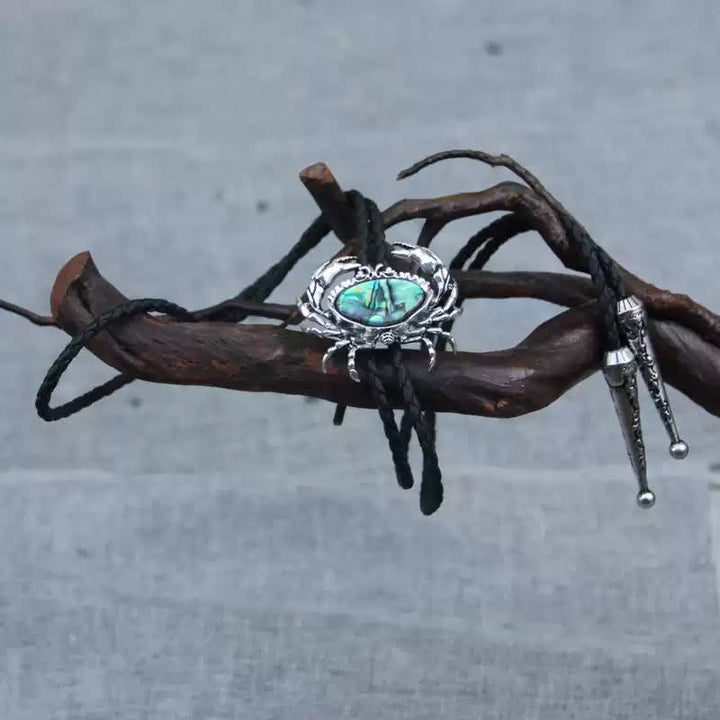 Pendentif amovible en coquillage d'ormeau de crabe
