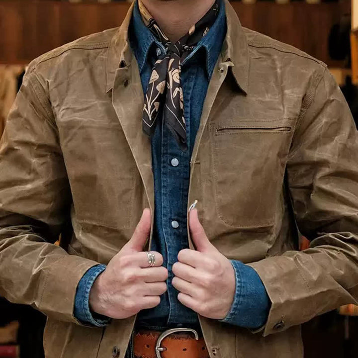Foulard carré Black Hunter Deer West Kill