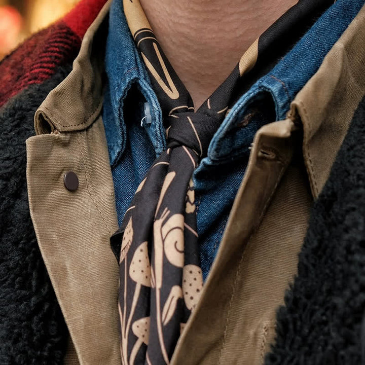 Foulard carré Black Hunter Deer West Kill