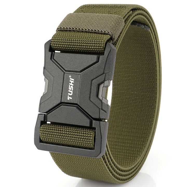 Ceinture tactique élastique à boucle à dégagement rapide simple pour hommes