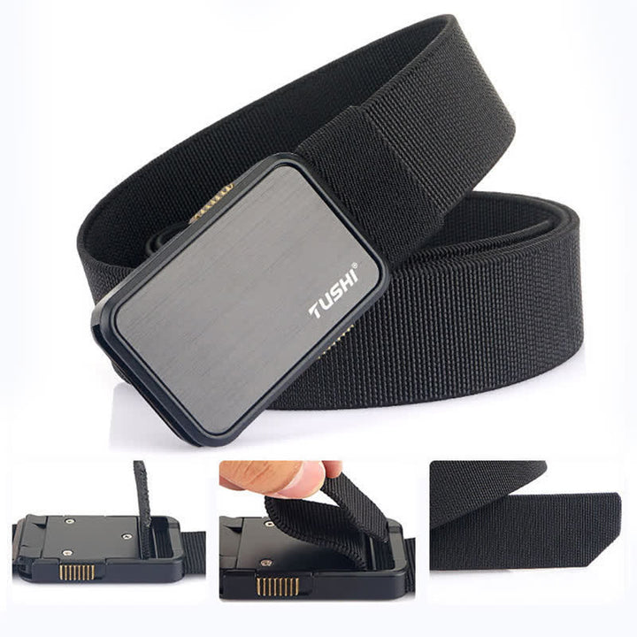 Ceinture tactique à boucle à dégagement rapide pour travail militaire pour hommes