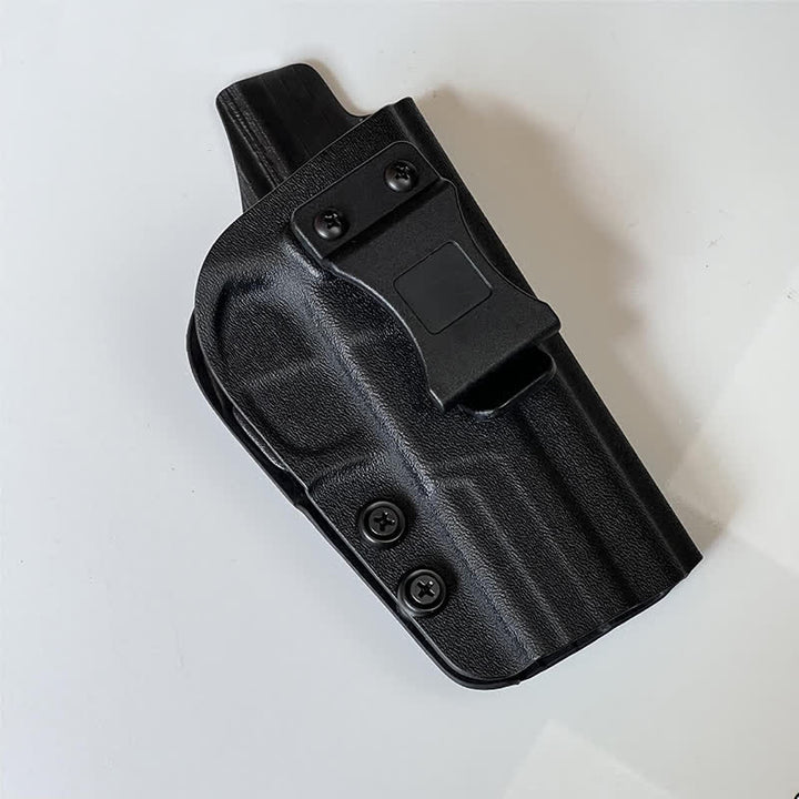 Sacoche ceinture rigide noire avec clip de ceinture