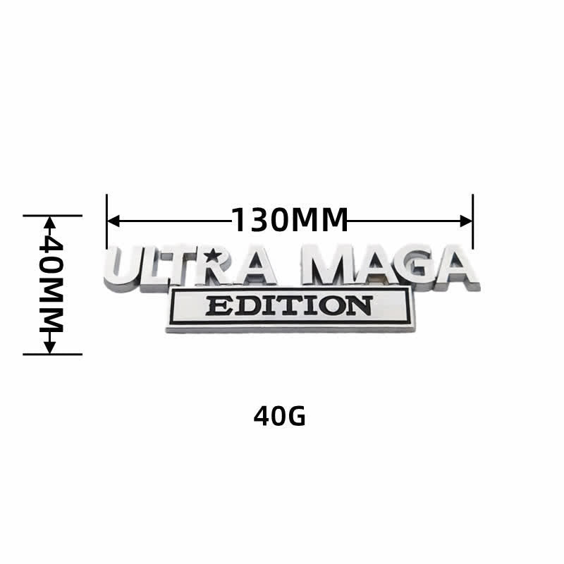 Badge autocollants en métal pour voiture ULTRA MAGA EDITION
