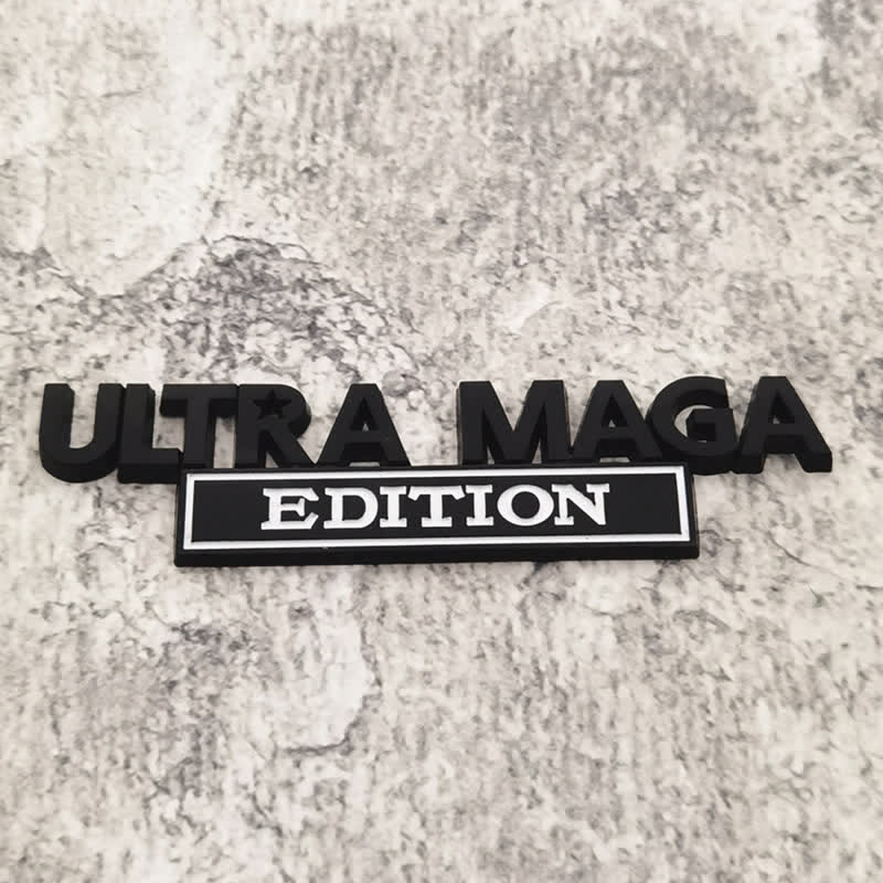 Badge autocollants en métal pour voiture ULTRA MAGA EDITION