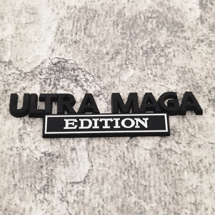 Badge autocollants en métal pour voiture ULTRA MAGA EDITION