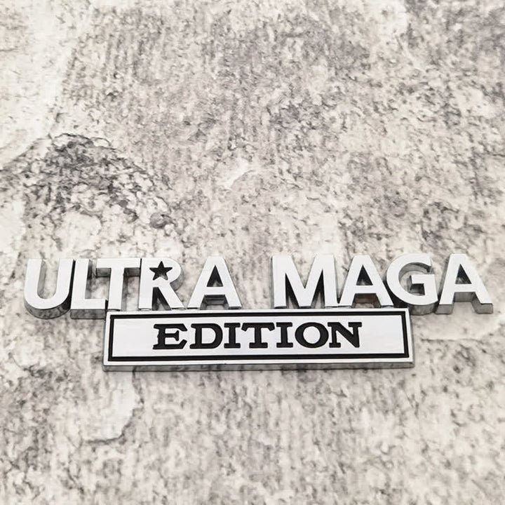 Badge autocollants en métal pour voiture ULTRA MAGA EDITION