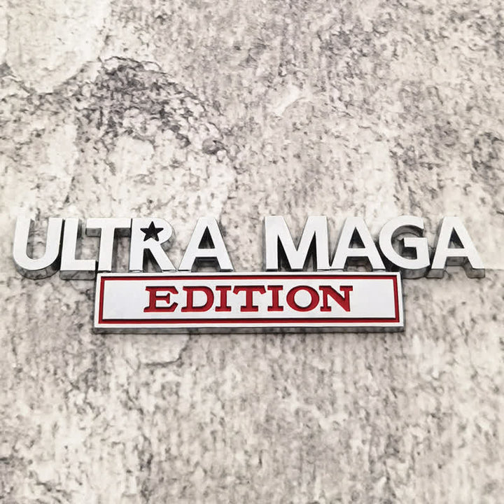 Badge autocollants en métal pour voiture ULTRA MAGA EDITION