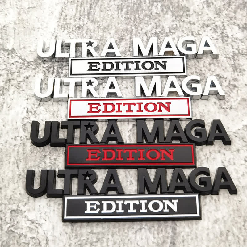 Badge autocollants en métal pour voiture ULTRA MAGA EDITION