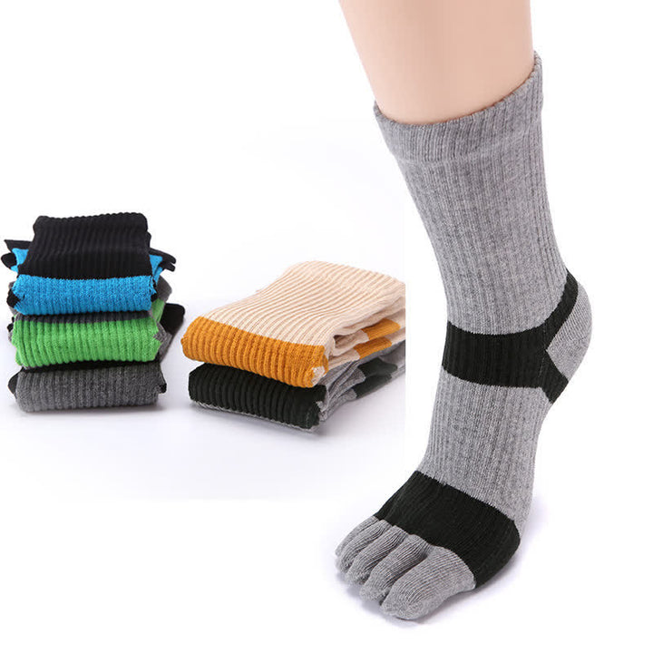 Chaussettes Five Fingers Crew de couleur assortie pour hommes