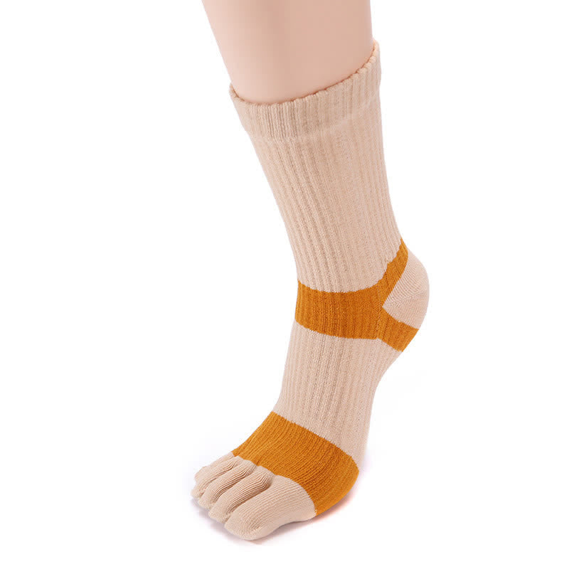 Chaussettes Five Fingers Crew de couleur assortie pour hommes