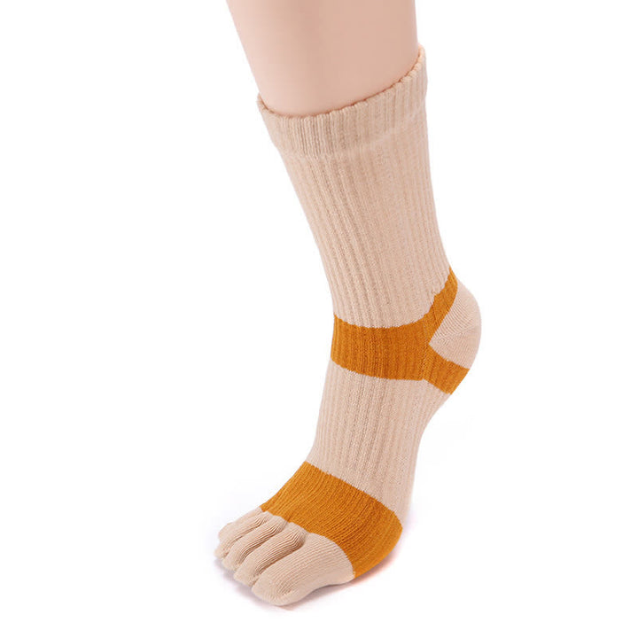 Chaussettes Five Fingers Crew de couleur assortie pour hommes