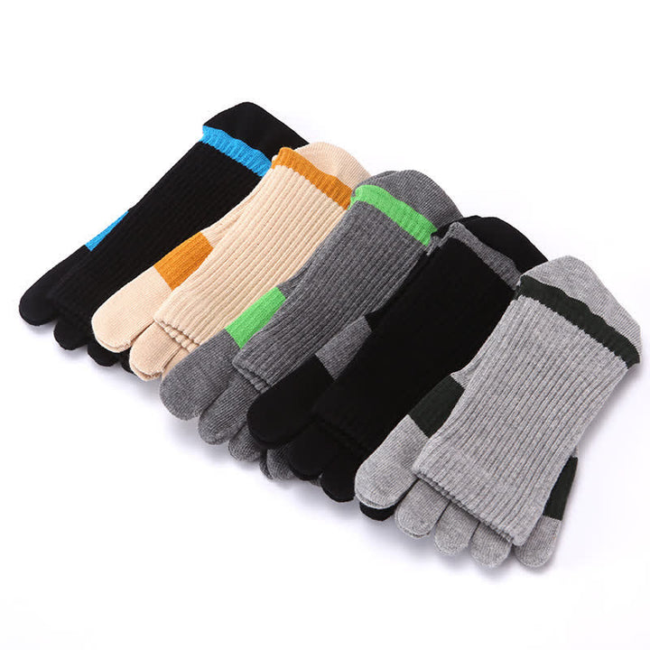 Chaussettes Five Fingers Crew de couleur assortie pour hommes