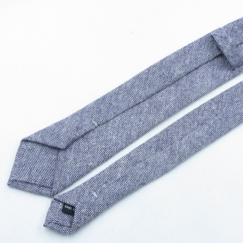 Ensemble de 3 nœuds papillon en laine imitation couleur unie pour homme