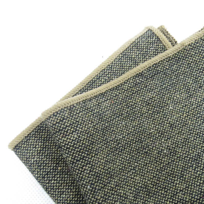 Ensemble de 3 nœuds papillon en laine imitation couleur unie pour homme