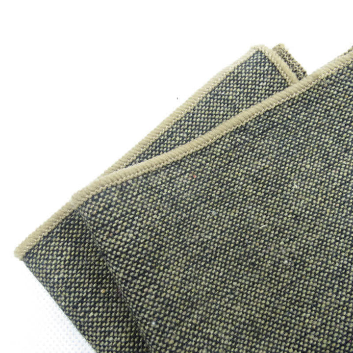 Ensemble de 3 nœuds papillon en laine imitation couleur unie pour homme