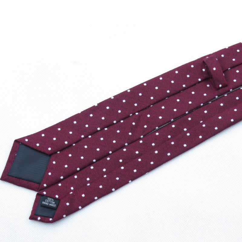 Ensemble de 3 cravates à pois élégantes pour hommes - image 8