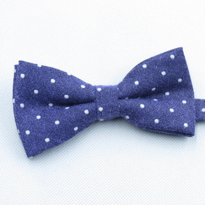 Ensemble de 3 cravates à pois élégantes pour hommes - Violet - Noeud papillon - image 31