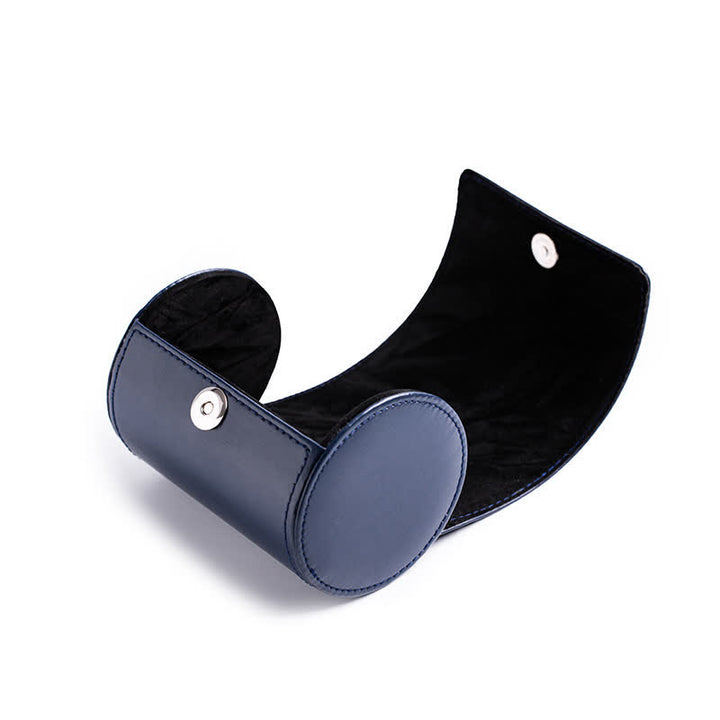 Boîte de rangement créative avec boucle magnétique pour cravate en cuir