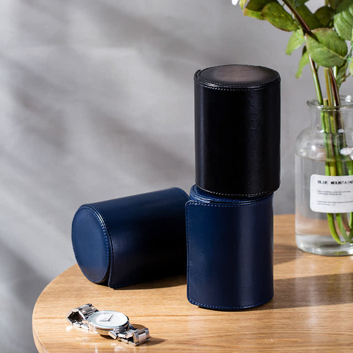 Boîte de rangement créative avec boucle magnétique pour cravate en cuir
