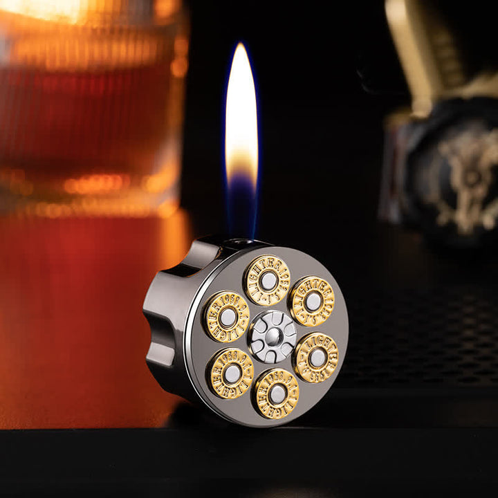 Briquet au butane rechargeable en forme de chargeur de balles créatif