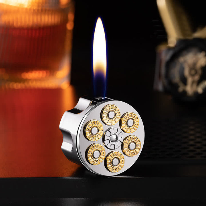 Briquet au butane rechargeable en forme de chargeur de balles créatif