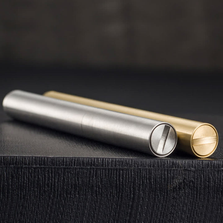 Briquet à huile rechargeable pliable cylindrique Nunchaku