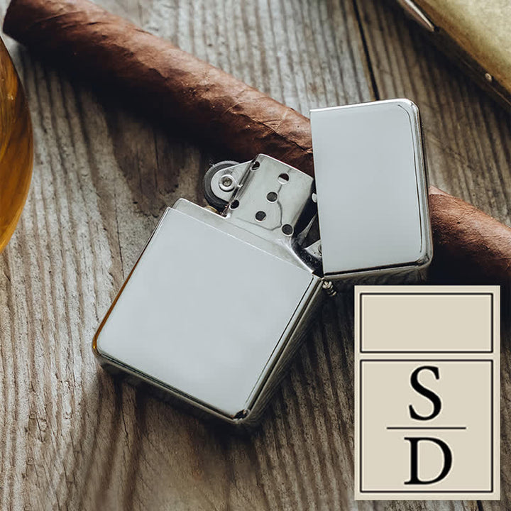 Briquet à kérosène rechargeable personnalisé unique