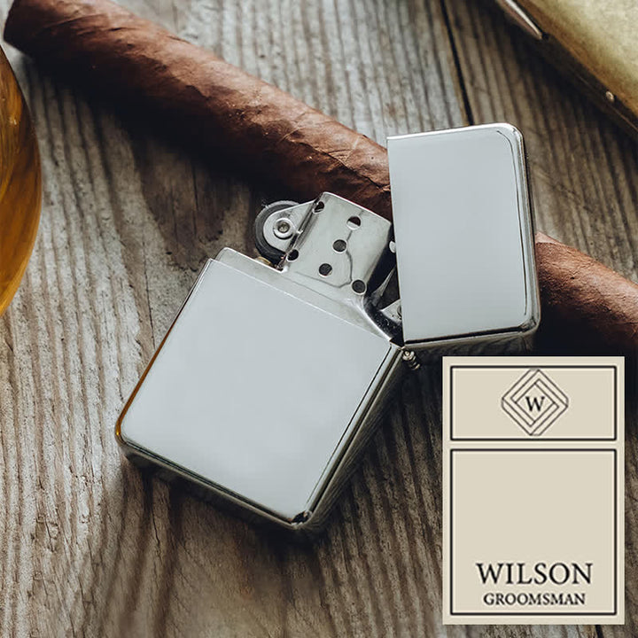 Briquet à kérosène rechargeable personnalisé unique