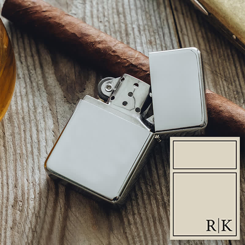 Briquet à kérosène rechargeable personnalisé unique