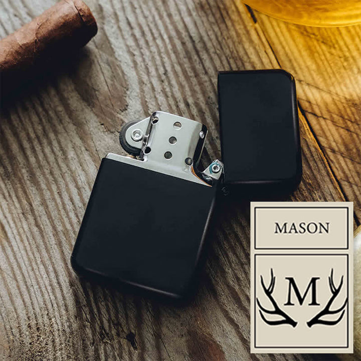 Briquet à kérosène rechargeable personnalisé unique