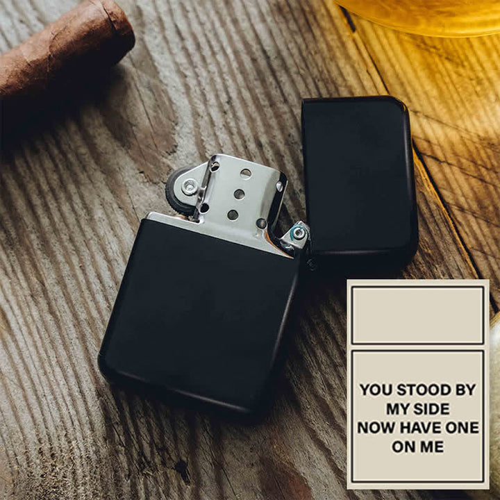 Briquet à kérosène rechargeable personnalisé unique