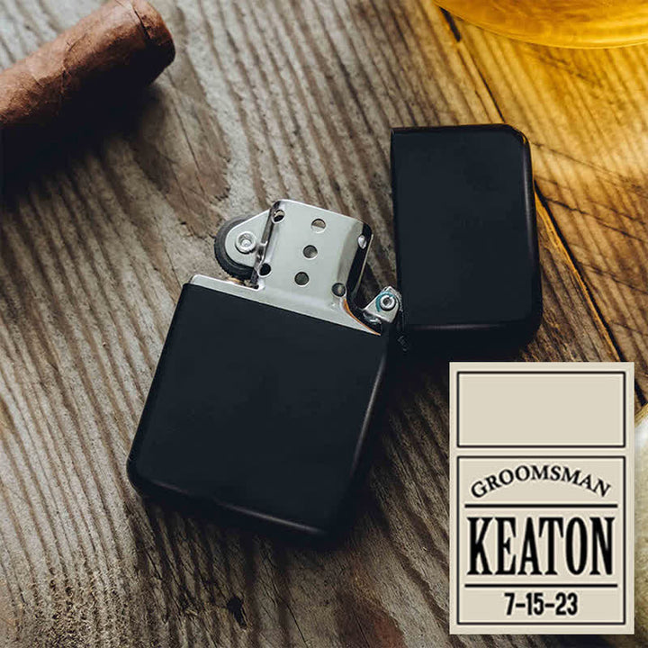 Briquet à kérosène rechargeable personnalisé unique
