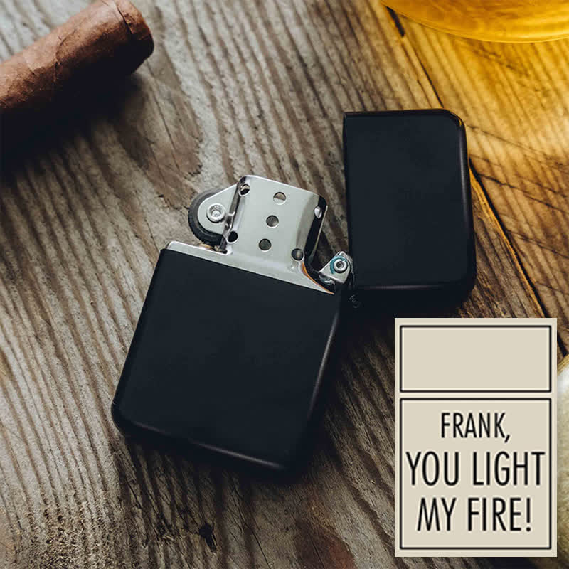 Briquet à kérosène rechargeable personnalisé unique