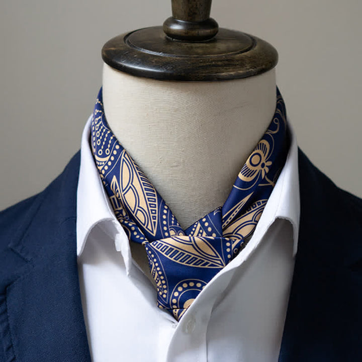Grand foulard carré élégant à imprimé cachemire classique de style britannique