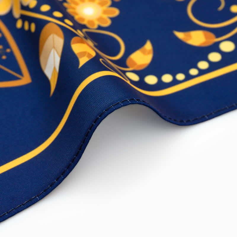 Grand foulard carré élégant à imprimé cachemire classique de style britannique