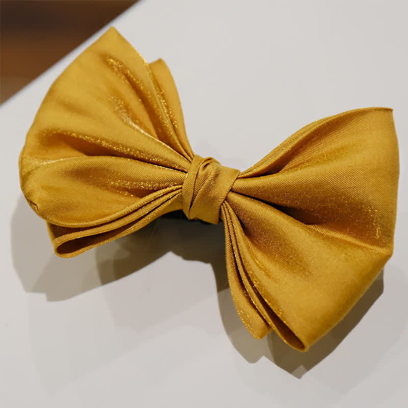 Nœud papillon surdimensionné à pointes pour homme Golden Life de forme unique