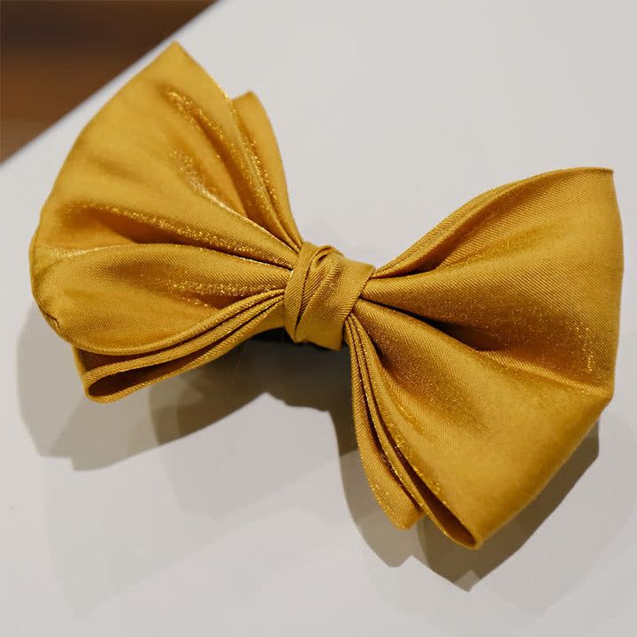 Nœud papillon surdimensionné à pointes pour homme Golden Life de forme unique