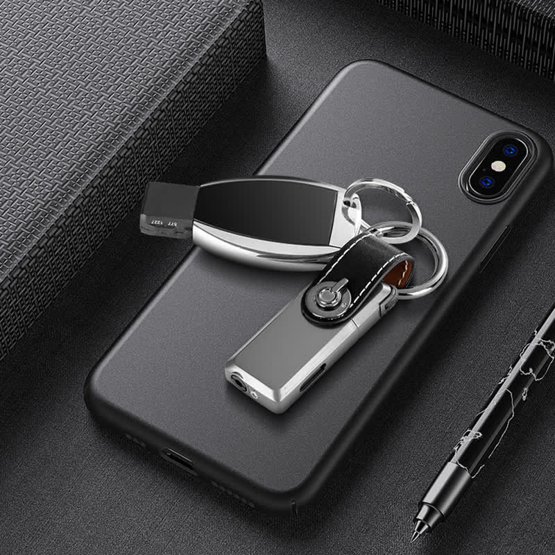 Mini porte-clés pendentif briquet butane rechargeable classique - image 6