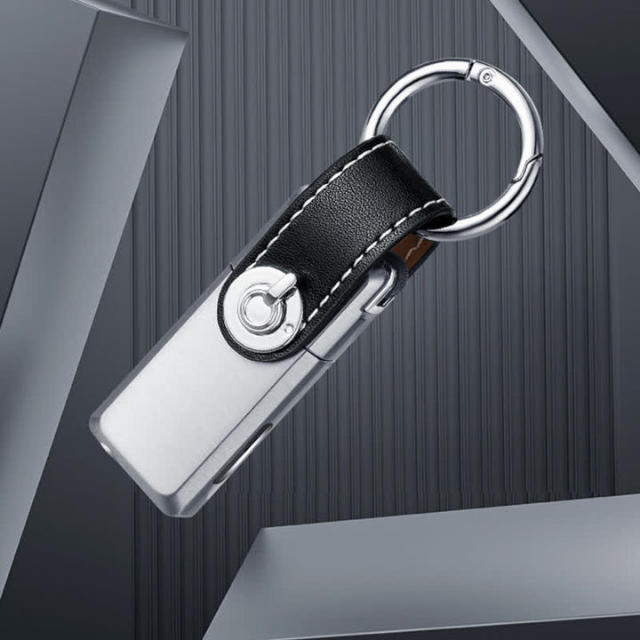 Mini porte-clés pendentif briquet butane rechargeable classique - image 7