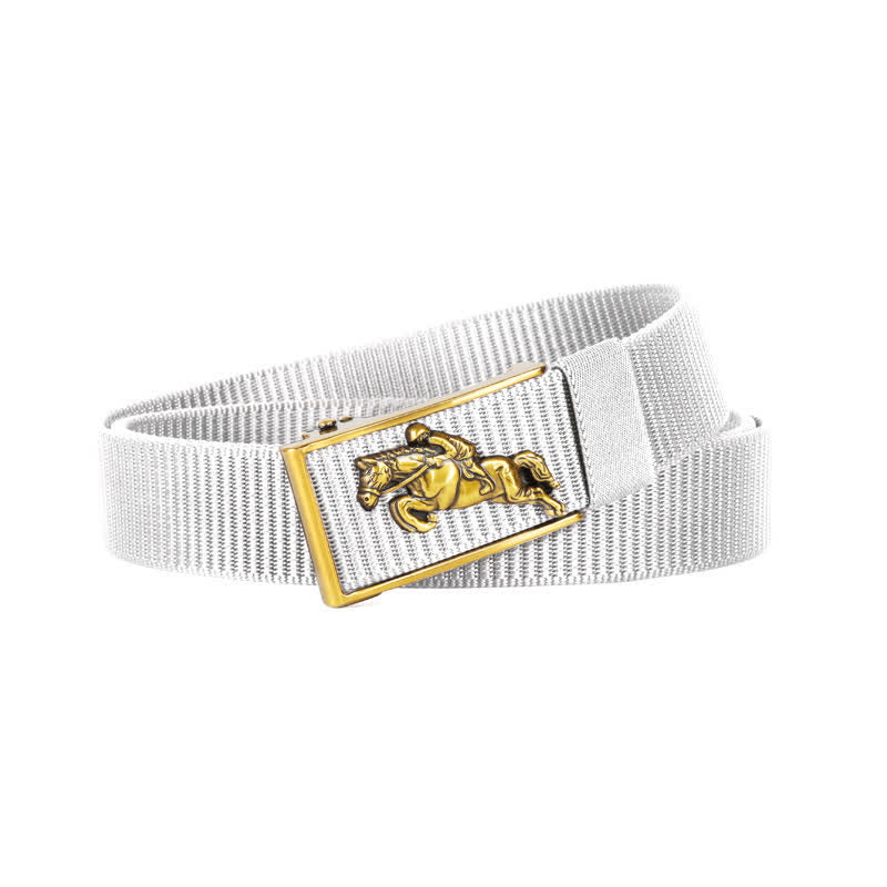 Ceinture en nylon à boucle automatique pour homme avec boucle automatique pour l'équitation