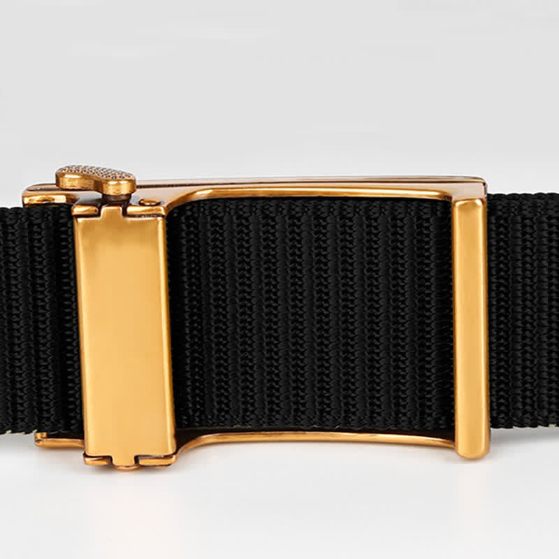 Ceinture en nylon à boucle automatique pour homme avec boucle automatique pour l'équitation