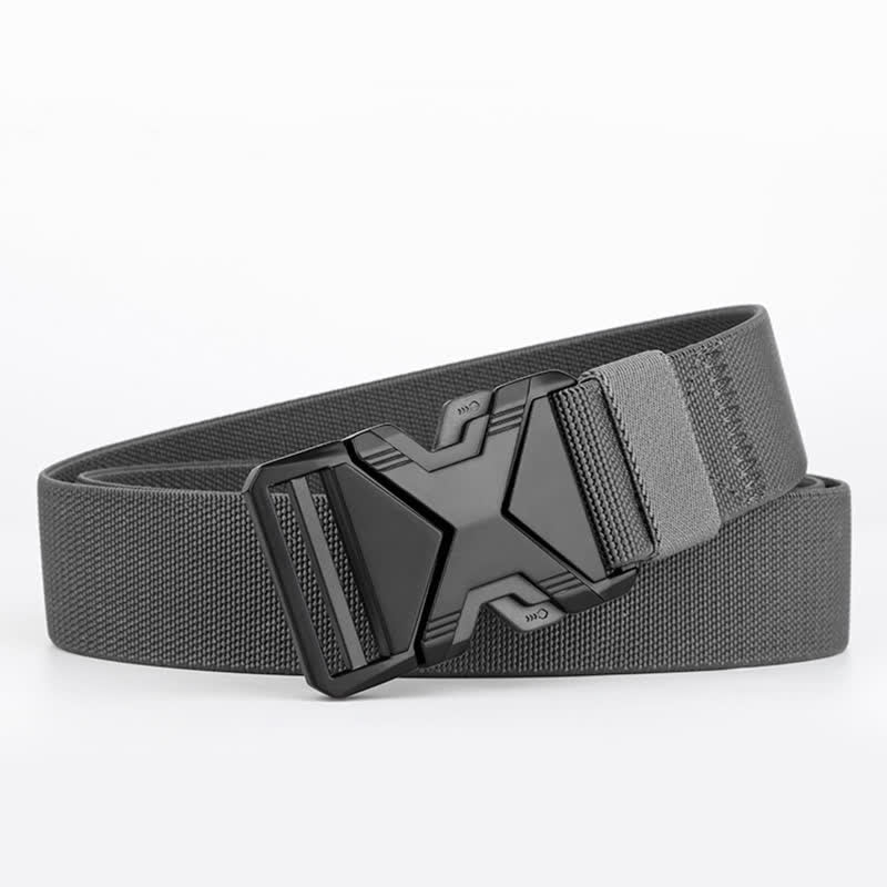 Ceinture tactique à boucle à dégagement rapide en nylon épais pour hommes