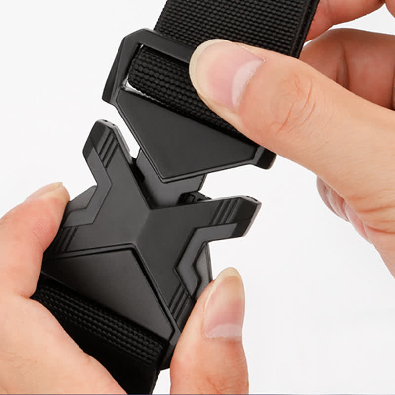 Ceinture tactique à boucle à dégagement rapide en nylon épais pour hommes