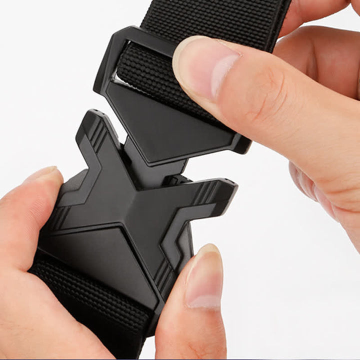 Ceinture tactique à boucle à dégagement rapide en nylon épais pour hommes