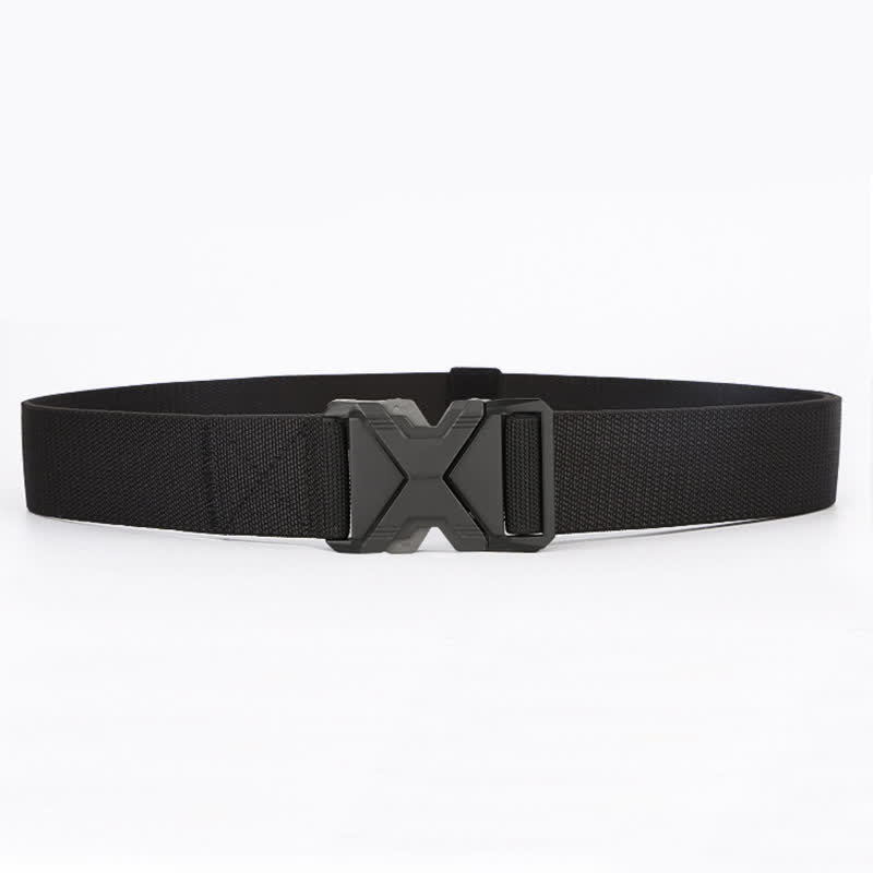 Ceinture tactique à boucle à dégagement rapide en nylon épais pour hommes