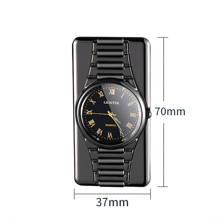 Briquet électrique rechargeable Creative Clock avec câble USB