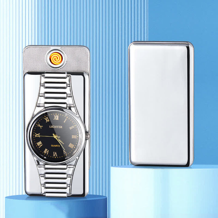 Briquet électrique rechargeable Creative Clock avec câble USB
