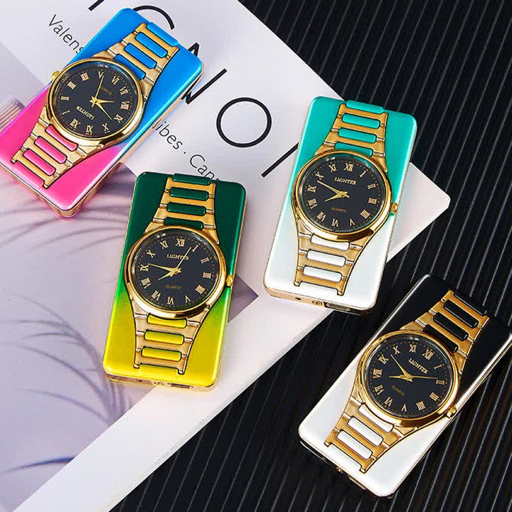 Briquet électrique rechargeable Creative Clock avec câble USB