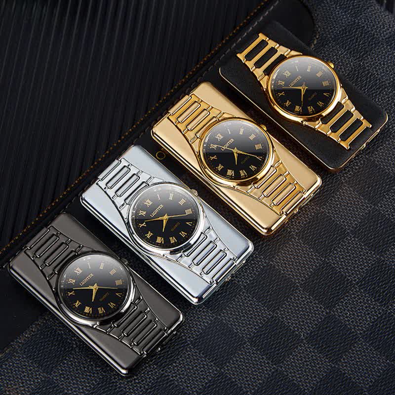Briquet électrique rechargeable Creative Clock avec câble USB