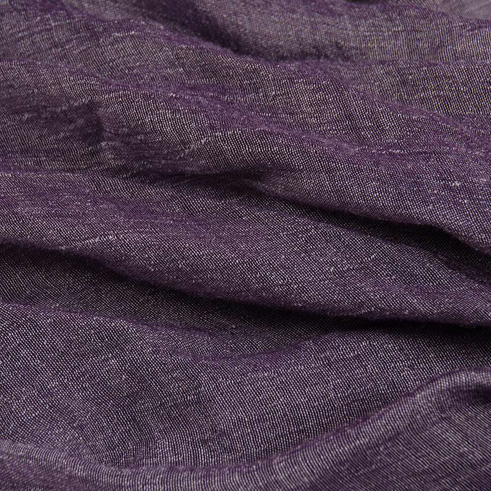 Écharpe fine plissée vintage de couleur unie pour l'été - image 5